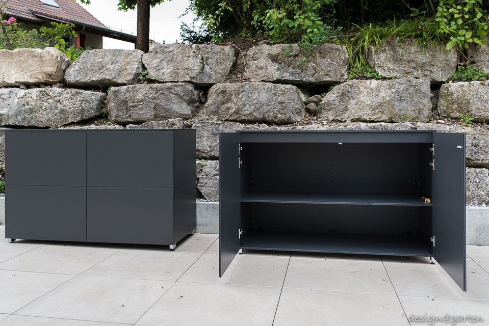 Orden en el exterior: el elegante aparador para exteriores